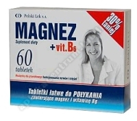 Magnez +Vit.B6 tabl. 60 tabl. /POLSKI LEK/